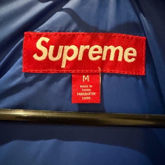 Supreme Royal Blue Puffer Jacket - Picture 2 of 3